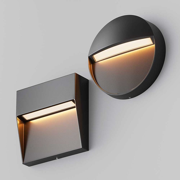 Уличный настенный светодиодный светильник Maytoni Mane O046SL-L3B3K изображение 6 Уличный настенный светодиодный светильник Maytoni Mane O046SL-L3B3K Фото № 6