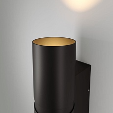 Уличный настенный светодиодный светильник Elektrostandard Liberty 35124/U черный a060094 2