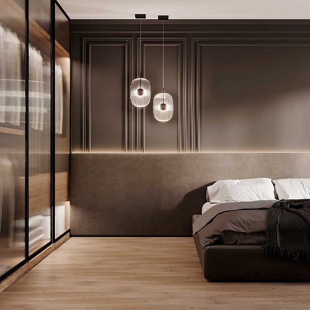 Подвесной светодиодный светильник Maytoni Eclipse MOD152PL-L1BK Фото № 3