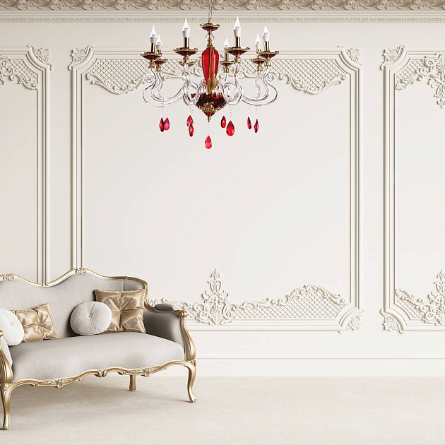 Подвесная люстра Divinare Simona 5125/10 LM-8 изображение 8 Подвесная люстра Divinare Simona 5125/10 LM-8 Фото № 8