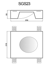 Встраиваемый светильник Artpole SGS23 1