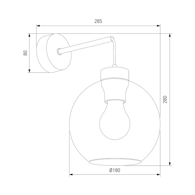 Бра TK Lighting 4135 Cubus Фото № 2