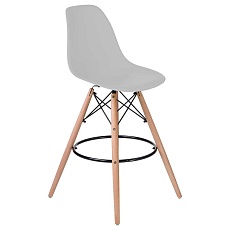 Стул барный DOBRIN DSW BAR (ножки светлый бук, цвет сиденья светло-серый (GR-01)) 638GPP-LMZL DSW BAR 3