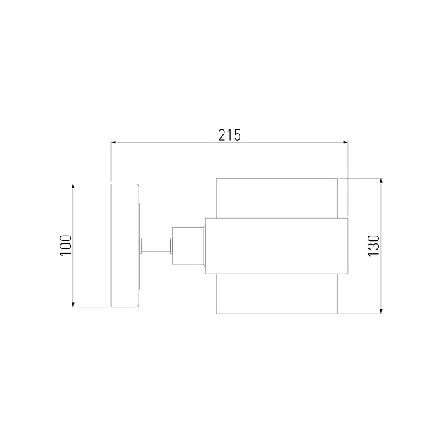 Бра Eurosvet Arcada 70127/1 черный Фото № 2