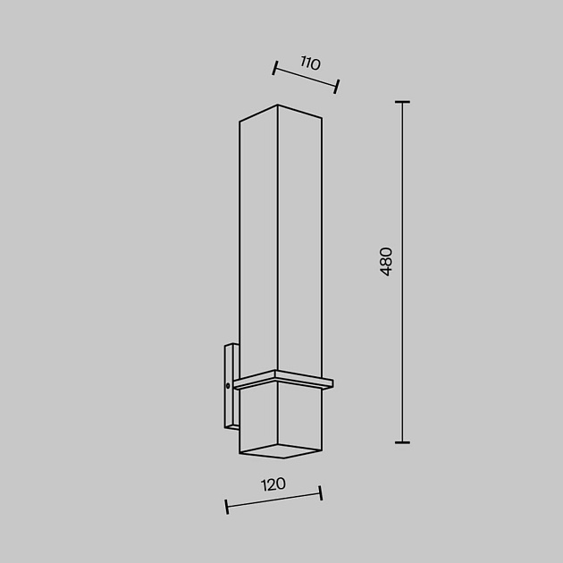 Бра Modelux Modestyle MS.211.480 BS Фото № 2