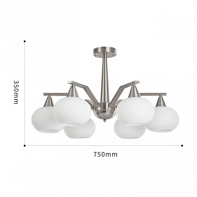 Подвесная люстра Arte Neapolis79807 279807/6 GR изображение 2 Подвесная люстра Arte Neapolis79807 279807/6 GR Фото № 2