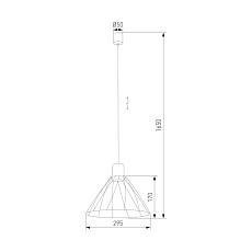 Подвесной светильник TK Lighting 10160 Modesto 1