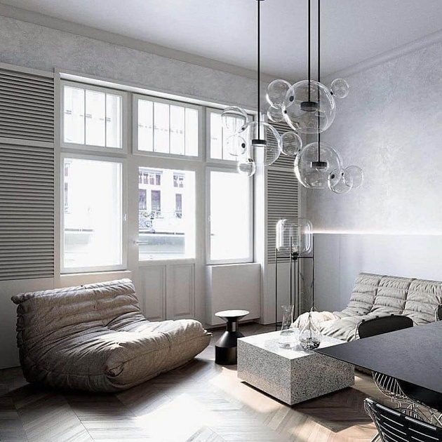 Подвесная светодиодная люстра Loft IT Bolle 2027-D3 изображение 6 Подвесная светодиодная люстра Loft IT Bolle 2027-D3 Фото № 6