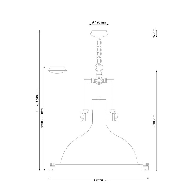 Подвесной светильник Lucia Tucci Industrial 093 изображение 2 Подвесной светильник Lucia Tucci Industrial 093 Фото № 2