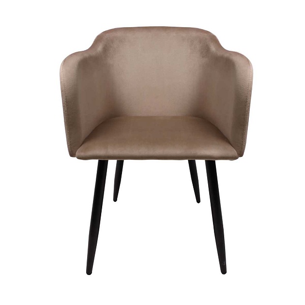 Кресло AksHome Orly бежевый, велюр 67637 изображение 4 Кресло AksHome Orly бежевый, велюр 67637 Фото № 4