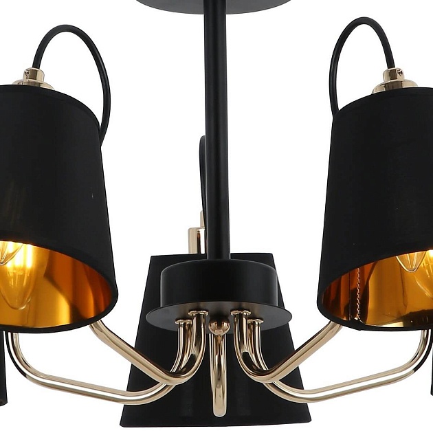 Потолочная люстра Illumico IL6120-5COU-79 BK GD Фото № 3