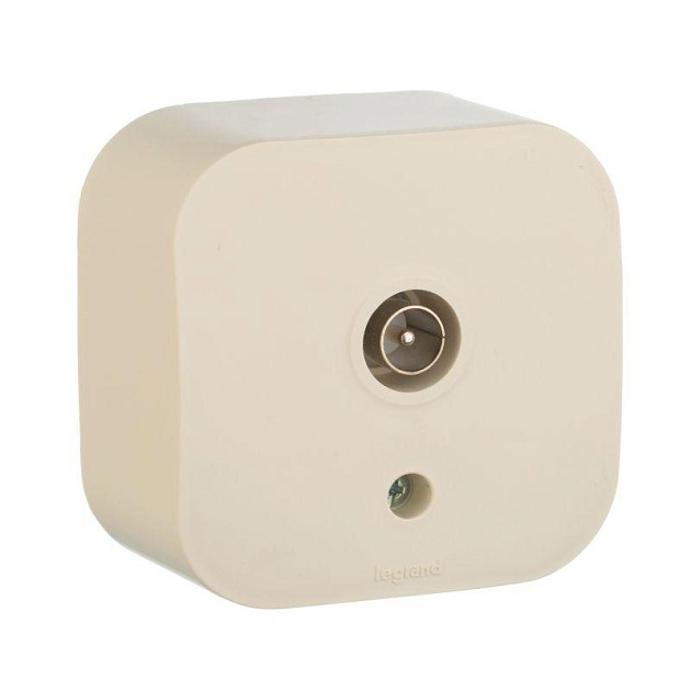 ТВ-розетка Звезда Legrand Quteo слоновая кость 782245 Фото № 1
