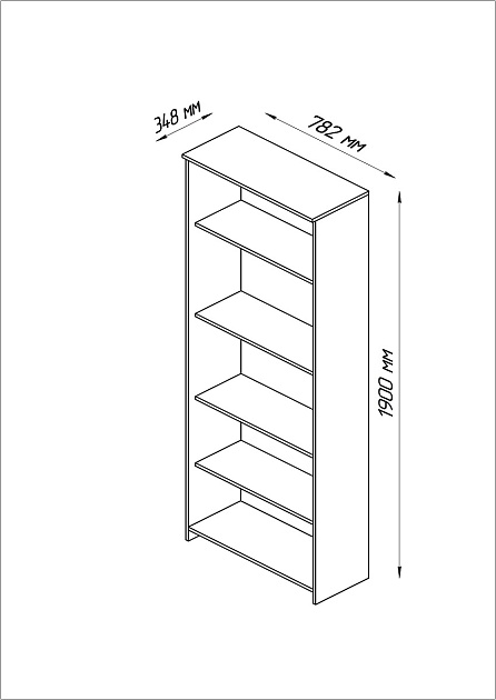 Стеллаж Шведский Стандарт Сириус 78х190 2.02.07.120.5 изображение 3 Стеллаж Шведский Стандарт Сириус 78х190 2.02.07.120.5 Фото № 3