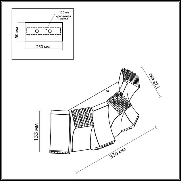 Настенный светодиодный светильник Odeon Light Asturo 4993/12WL Фото № 6