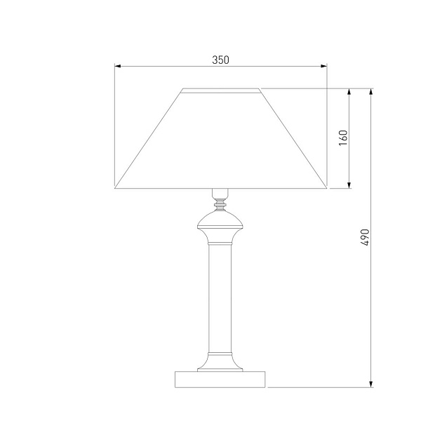 Настольная лампа Eurosvet 008/1T GR Фото № 2