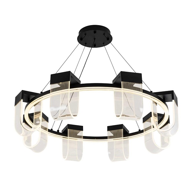 Подвесной cветильник LED4U L7707-900 BK Фото № 1