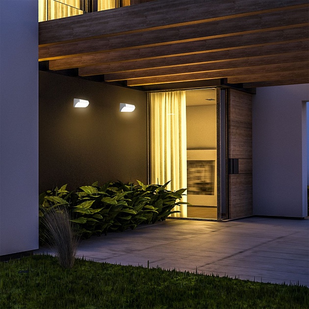 Уличный нвстенный светодиодный светильник Escada 30002W/01LED WH Фото № 4