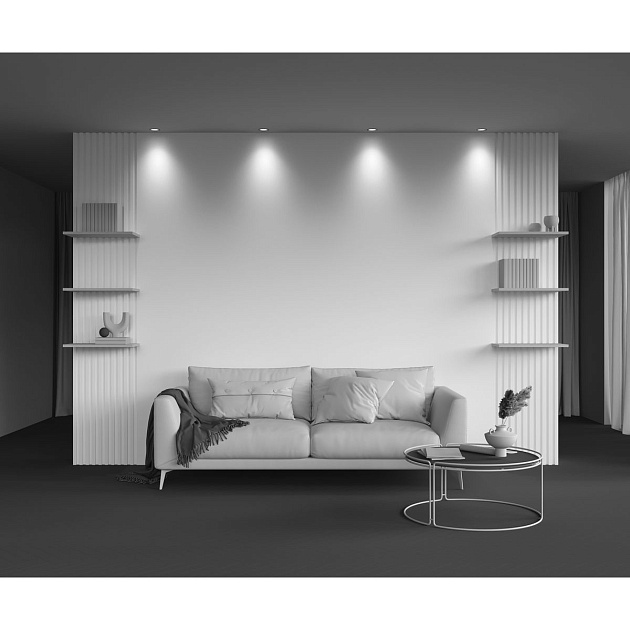 Встраиваемый светодиодный светильник Maytoni Round DL058-12W3K-BS Фото № 10