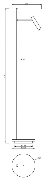 Торшер Deko-Light Brahe 343026 изображение 2 Торшер Deko-Light Brahe 343026 Фото № 2