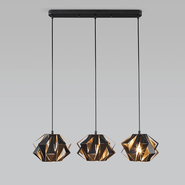 Подвесной светильник Eurosvet Moire 50137/3 черный Фото № 1