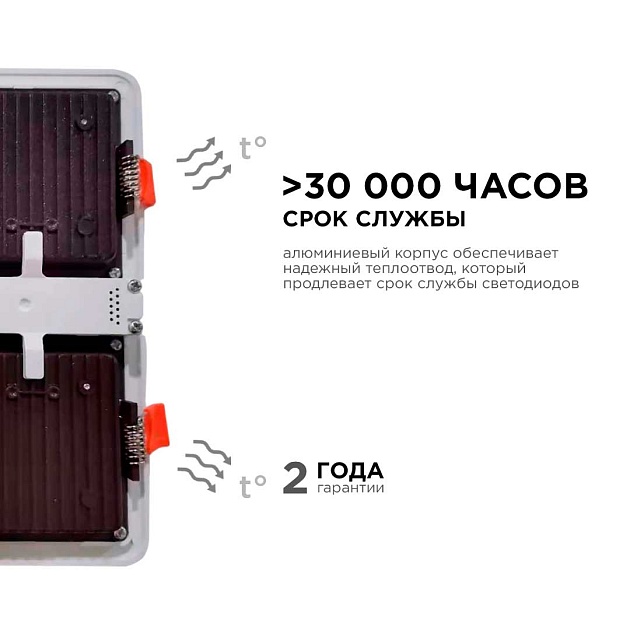 Встраиваемый светодиодный светильник Apeyron 42-022 Фото № 8
