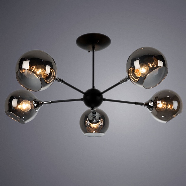 Потолочная люстра Arte Lamp Lagos A2708PL-5BK Фото № 2