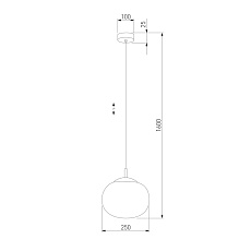 Подвесной светильник TK Lighting 5827 Vibe 1