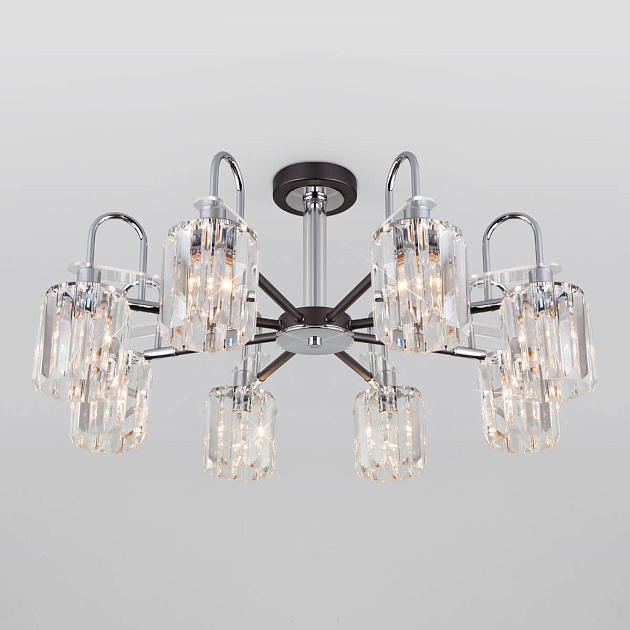 Потолочная люстра Eurosvet Tenia 70090/8 графит изображение 1 Потолочная люстра Eurosvet Tenia 70090/8 графит Фото № 1