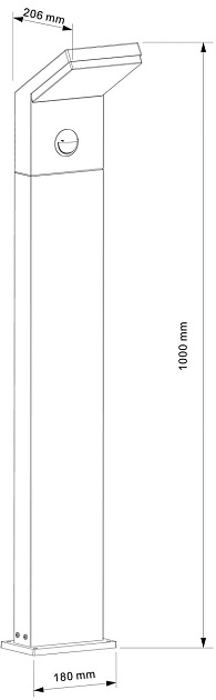 Уличный светодиодный светильник Deko-Light Tucanae Motion 733068 Фото № 3