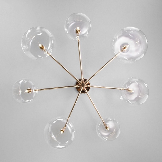 Потолочная люстра Eurosvet Jar 70128/7 золото Фото № 5