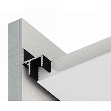 Безрамный теневой профиль FerGipps черный ТП 6 УТ000002068 1