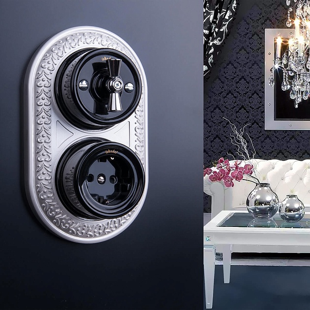 Набор ручек выключателя Werkel Retro хром WL18-20-01 4690389100833 Фото № 2