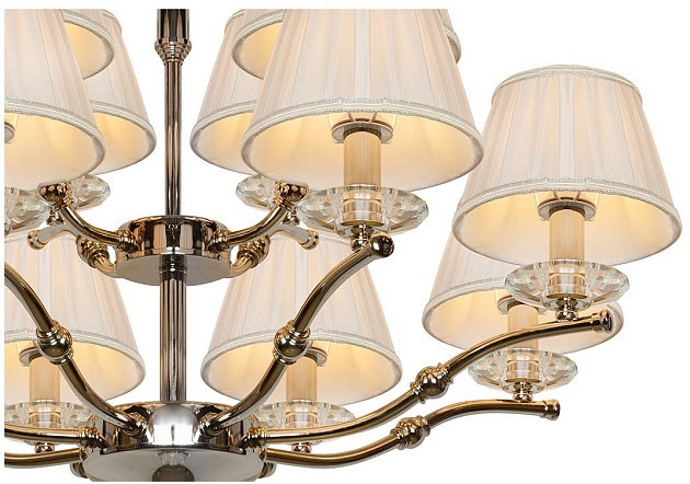 Подвесная люстра iLamp Vivaldi 85125/8+4 CR изображение 2 Подвесная люстра iLamp Vivaldi 85125/8+4 CR Фото № 2