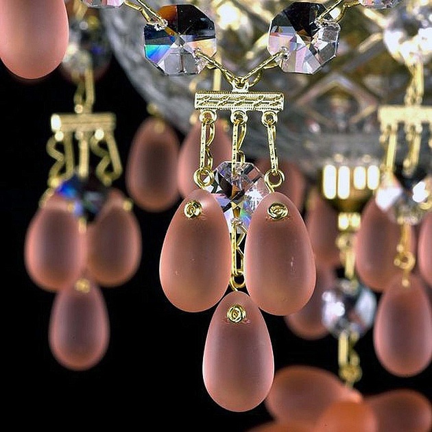 Подвесная люстра Artglass Rosana V. VIno Rozalin изображение 2 Подвесная люстра Artglass Rosana V. VIno Rozalin Фото № 2