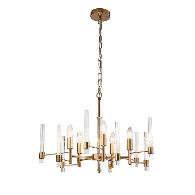 Подвесная люстра Indigo Favara 11040/5P Brass V000460 изображение 1 Подвесная люстра Indigo Favara 11040/5P Brass V000460 Фото № 1