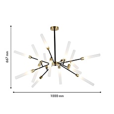Подвесная люстра F-Promo Istapp 4480-16C 1