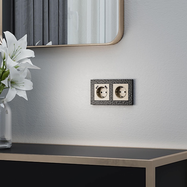 Розетка с заземлением Werkel шампань W1171011 4690389157363 Фото № 3