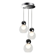 Подвесная светодиодная люстра iLedex Blossom C4476-3R CR 2