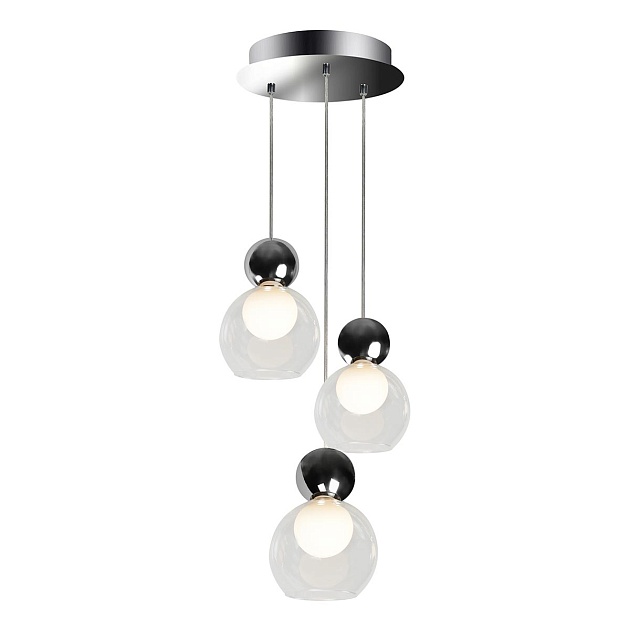 Подвесная светодиодная люстра iLedex Blossom C4476-3R CR Фото № 3