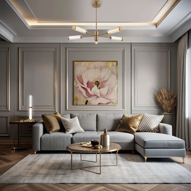 Подвесная светодиодная люстра Eurosvet Stark 50386/5 LED изображение 4 Подвесная светодиодная люстра Eurosvet Stark 50386/5 LED Фото № 4