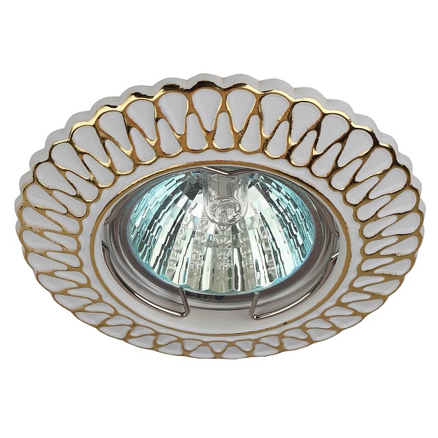 Встраиваемый светильник ЭРА Штампованный ST4 GD/WH Б0036483 изображение 1 Встраиваемый светильник ЭРА Штампованный ST4 GD/WH Б0036483 Фото № 1