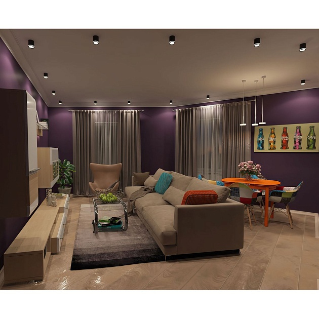 Точечный светодиодный светильник Denkirs Ribe DK4016-BK Фото № 6