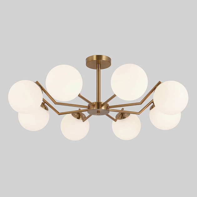 Подвесная люстра Eurosvet Frost 70154/8 латунь Фото № 1