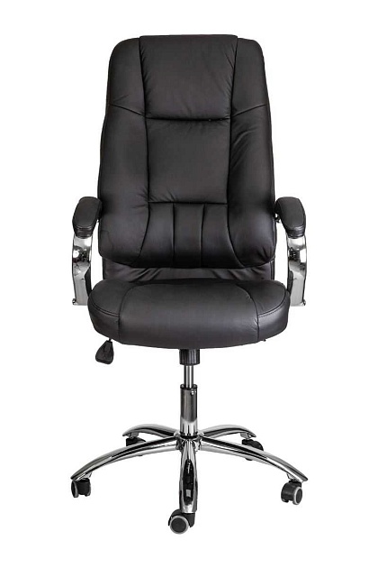 Кресло руководителя AksHome King чёрный, натуральная кожа 64406 Фото № 6