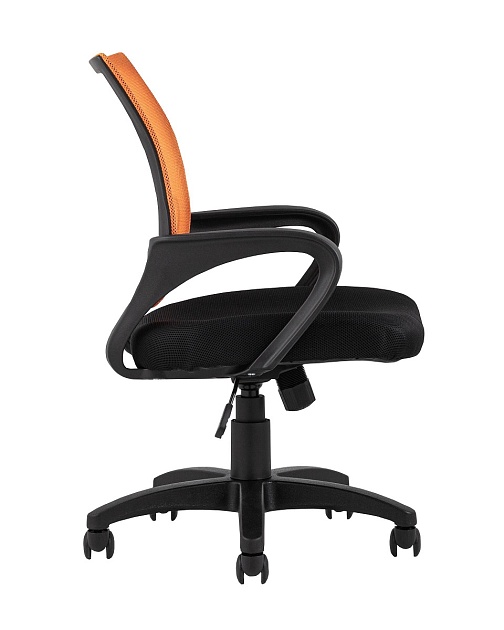 Офисное кресло TopChairs Simple оранжевое D-515 orange изображение 3 Офисное кресло TopChairs Simple оранжевое D-515 orange Фото № 3
