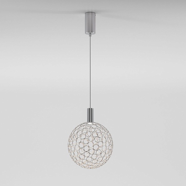 Подвесной светодиодный светильник Eurosvet Gemini 90353/1 хром Фото № 1