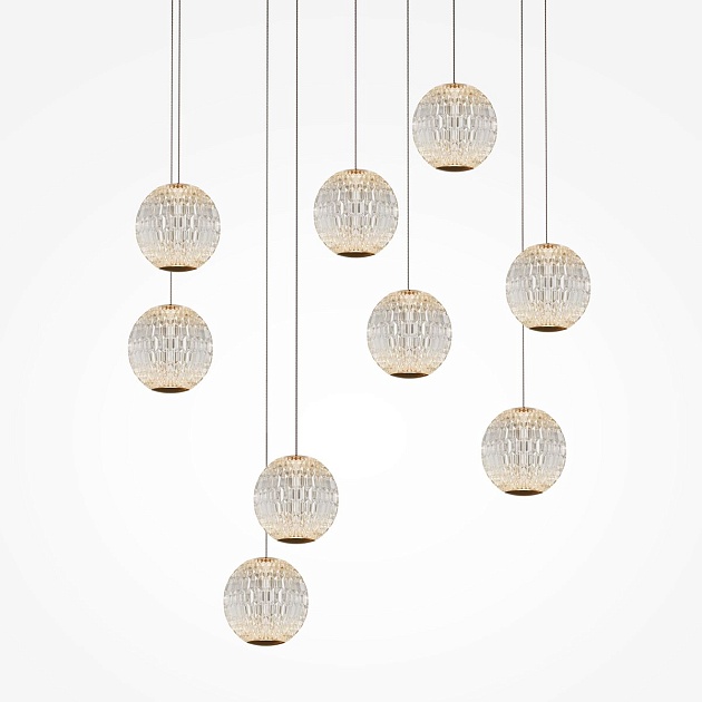 Подвесная светодиодная люстра Maytoni Sapphire MOD293PL-L56BS3K Фото № 4