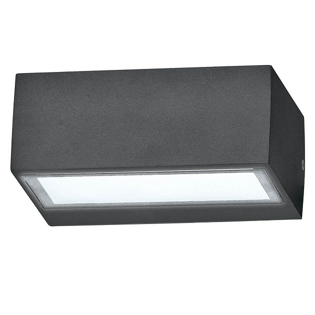 Уличный настенный светильник Ideal Lux Twin Ap1 Big Antracite 115368 Фото № 1