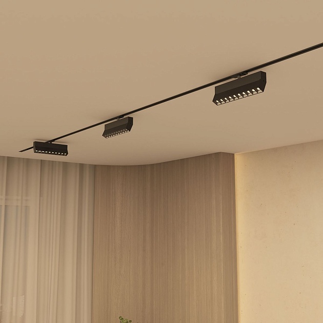 Трековый светодиодный светильник Denkirs Edder DK6636-BK Фото № 5