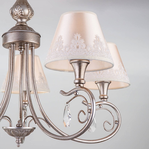 Подвесная люстра Eurosvet 60069/5 серебро Фото № 3